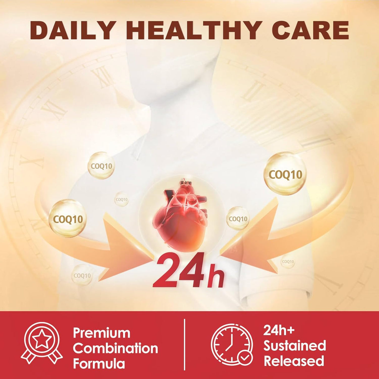 CoQ10 400mg SoftGels, Coenzyme Q10, PQQ, Omega 3, Vit E, 120 serv