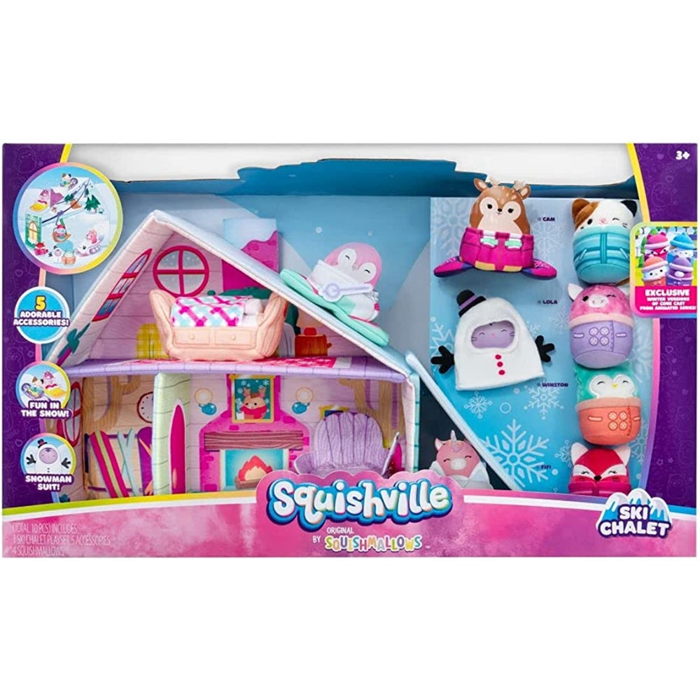 Peluches cuatro Squishmallow low de 2 pulgadas