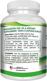Extracto de Graviola Soursop 2000 mg - Suplemento Natural 90 Caps