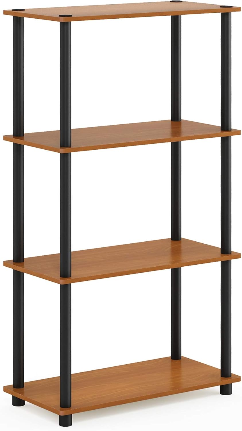 Estantería Multipropósito 4 Niveles Furinno Modelo 99557LC/BK