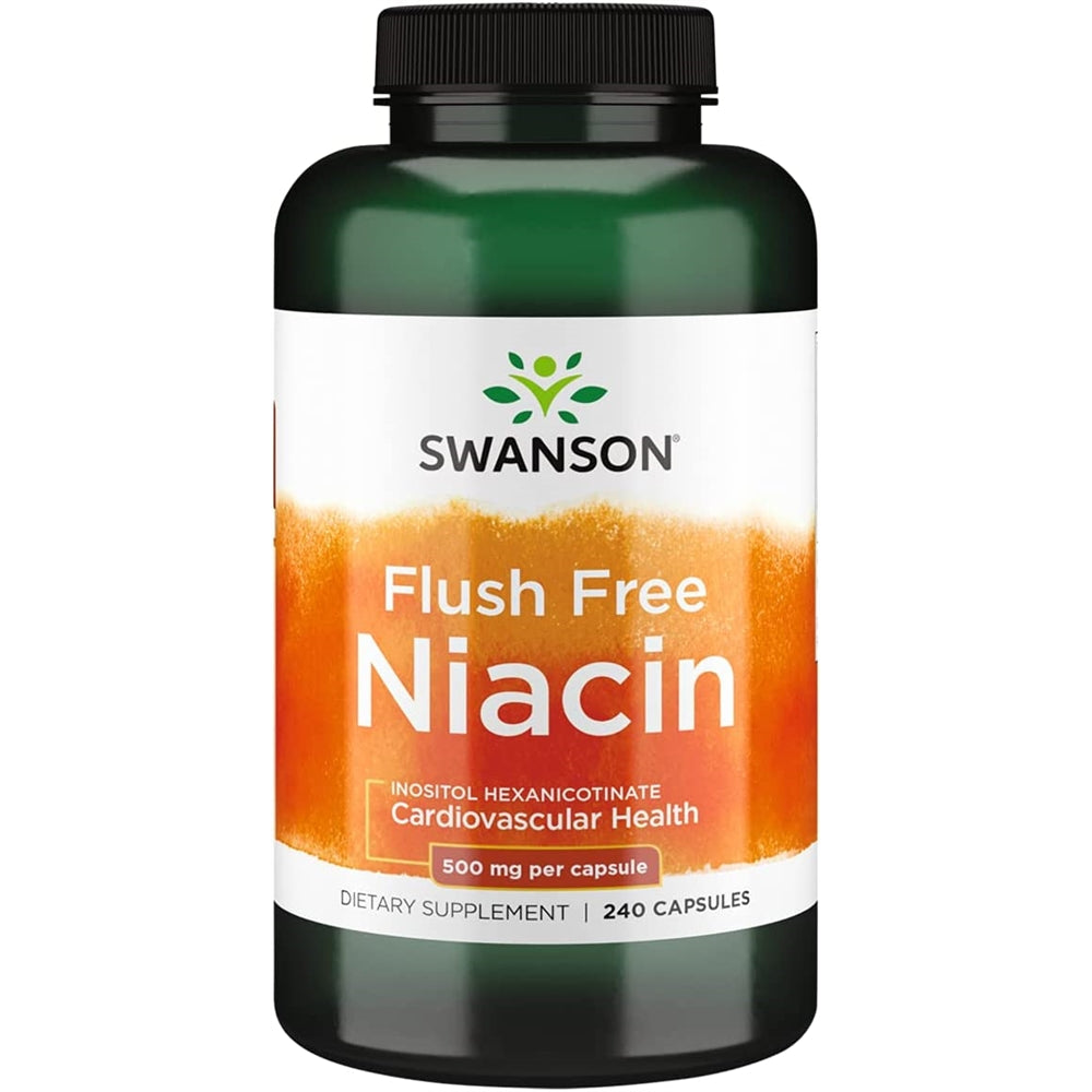 Suplemento Free Niacina 500 miligramos 240 Cápsulas