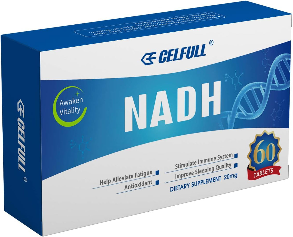 Suplemento NADH  Anti-envejecimiento  60 tabletas X 20 mg