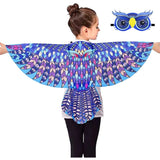 Disfraces de alas de pájaro de Halloween talla única