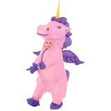 Disfraz para niños de 4 a 6 años de unicornio alado inflable