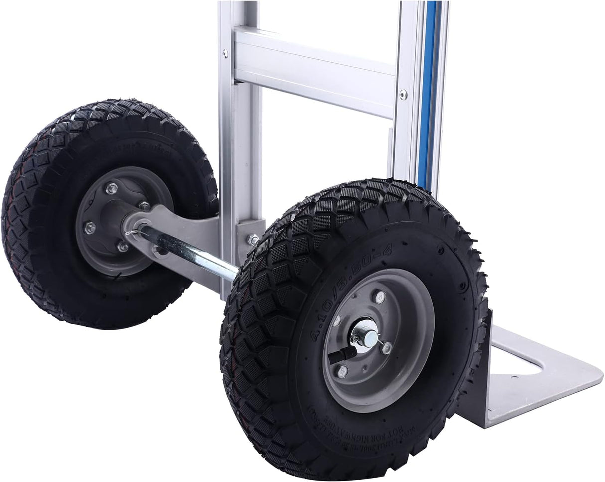 Carretilla de Aluminio LEADALLWAY 550lbs, Ruedas Inflables 10