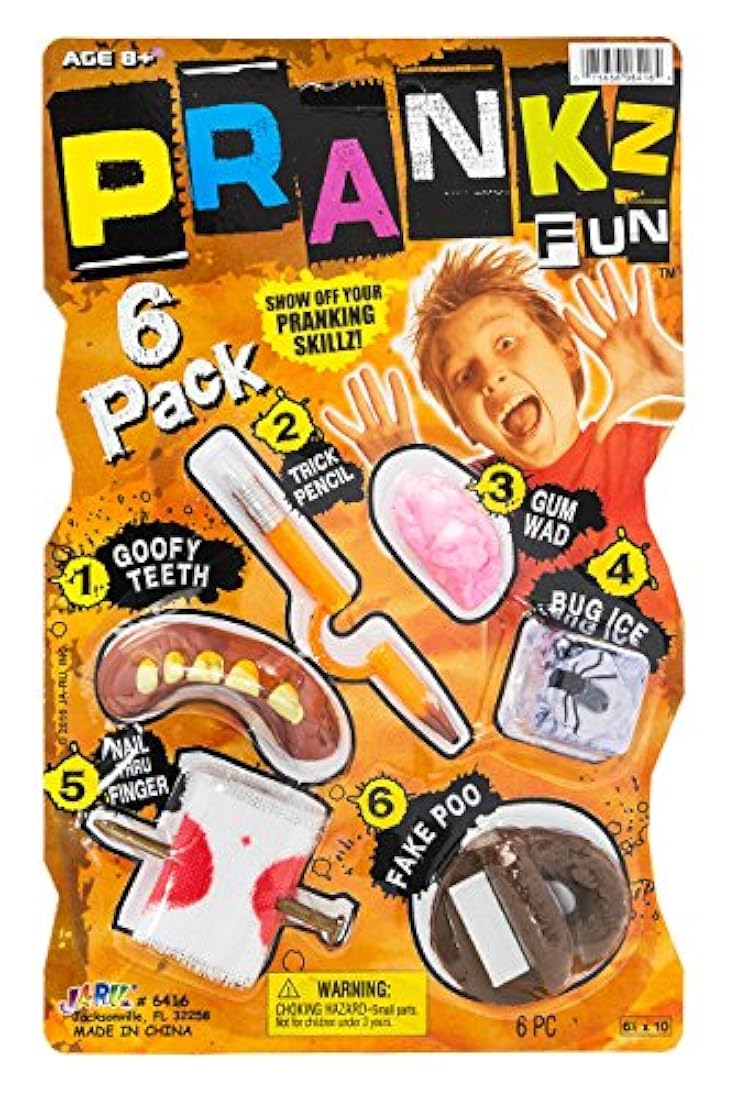 Juego de bromas para niños, 6 diferentes cosas frescas