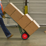 Ruedas de goma sólida PINGEUI 8” 220 lbs, 4 piezas, 1/2”