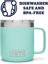 Taza apilable YETI de 10 oz, acero inoxidable, aislamiento al vacío