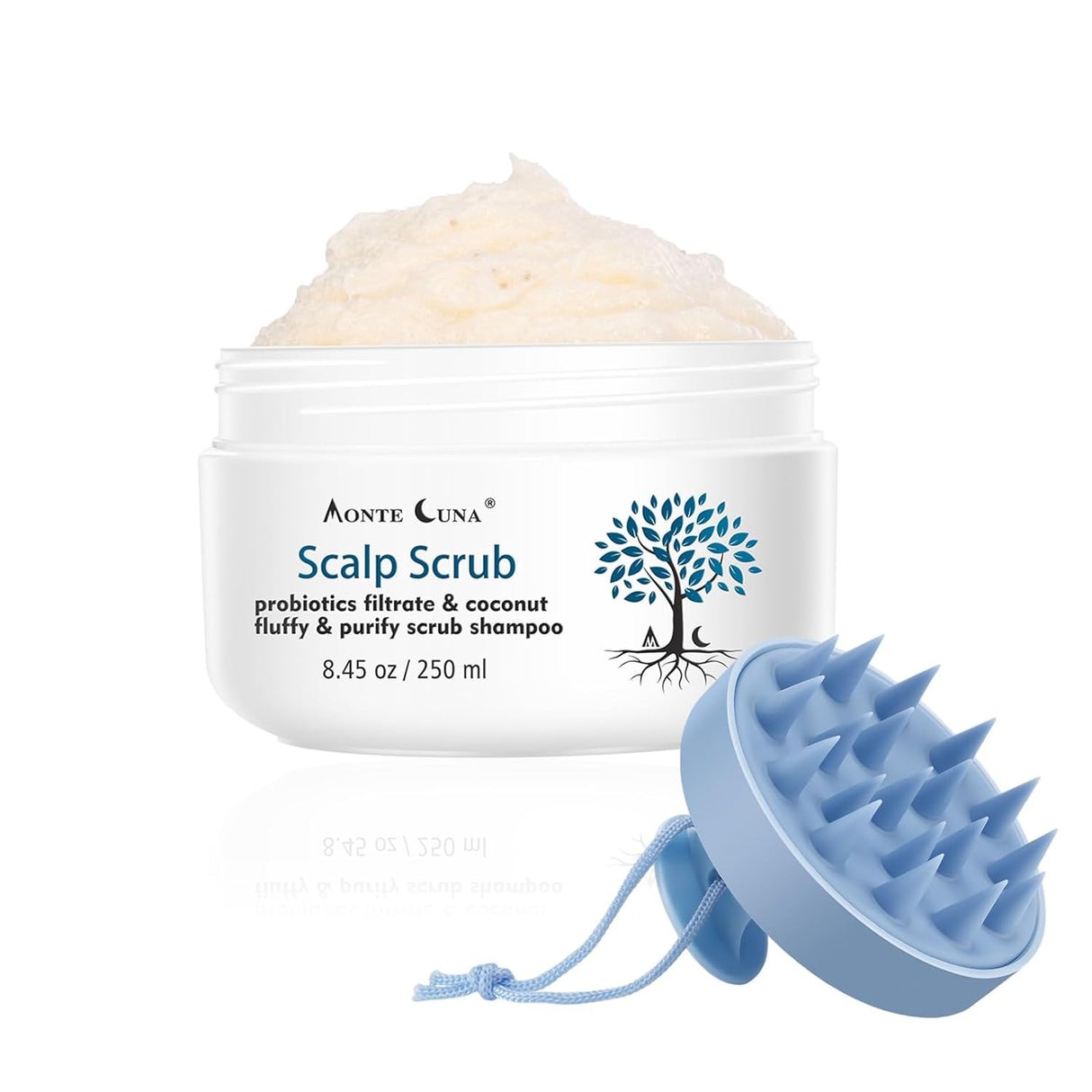 Exfoliante para el cuero cabelludo tratamiento con picazón