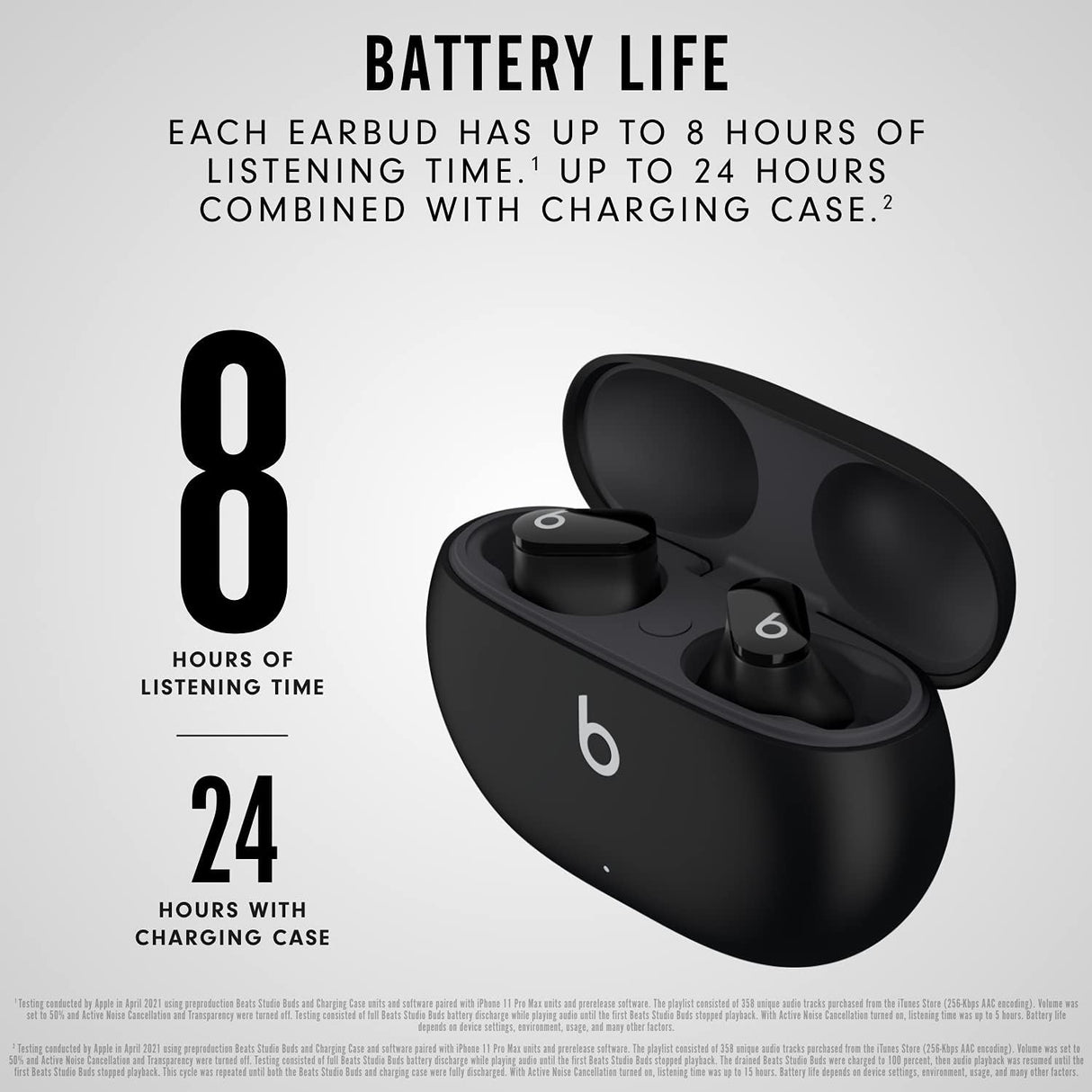 Auriculares Inalámbricos Beats Studio Buds, Cancelación de Ruido