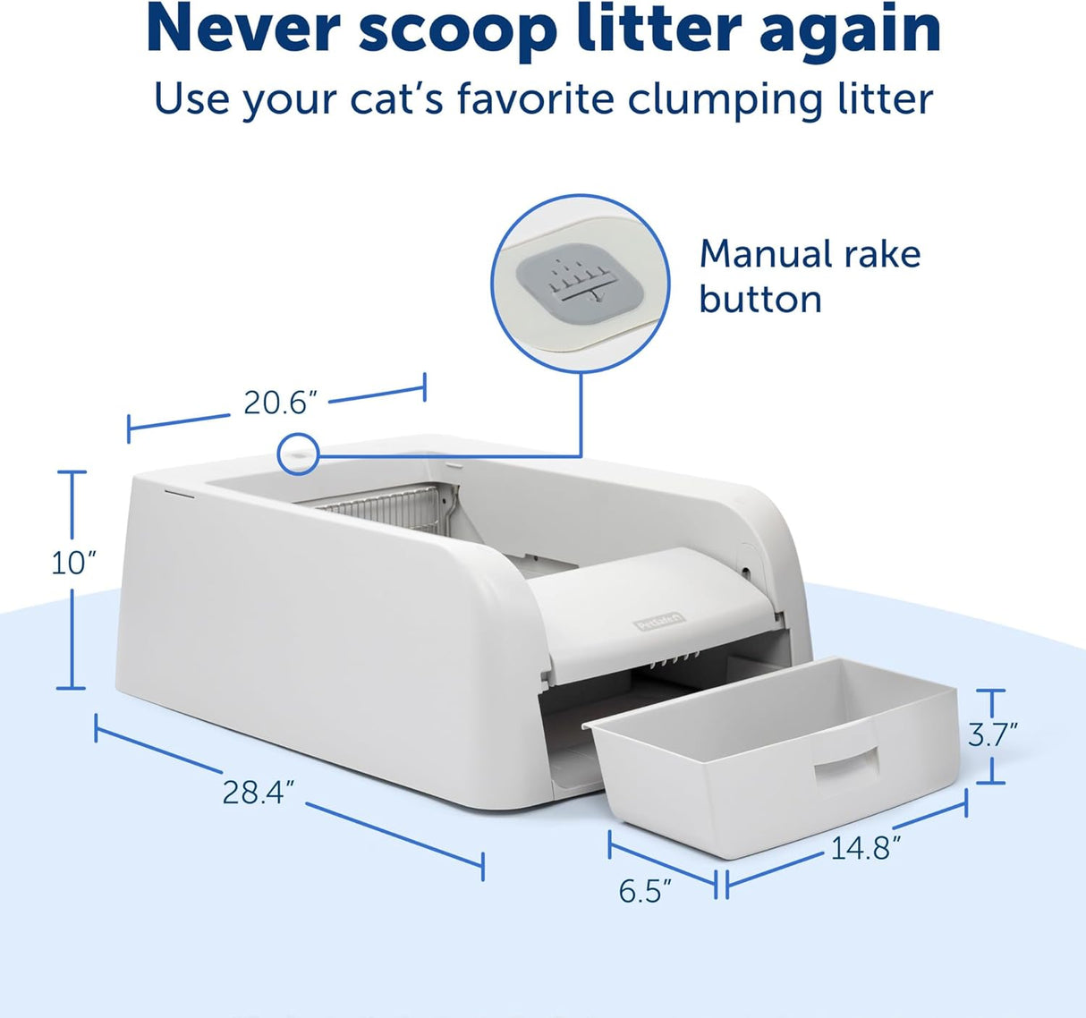 Caja de arena autolimpiante aglutinante ZAL00-17761 PetSafe