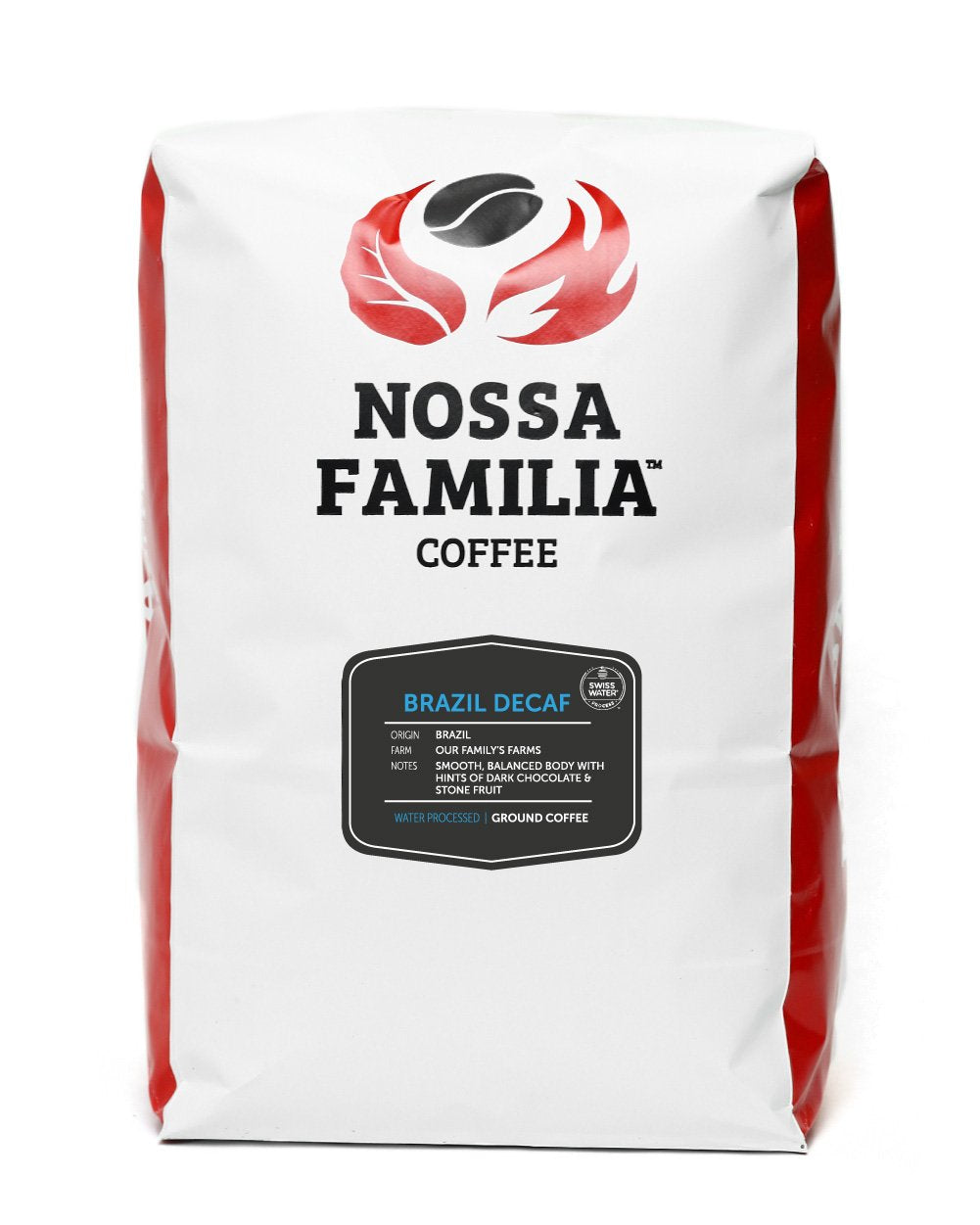 Café Orgánico Descafeinado Brasil, Tostado Medio-Alto, 5lb