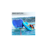 Balsa o tubo inflable con remolque SereneLife ‎SLTOWBL10