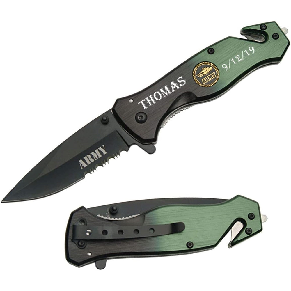 Cuchillo personalizado grabado con láser para regalo