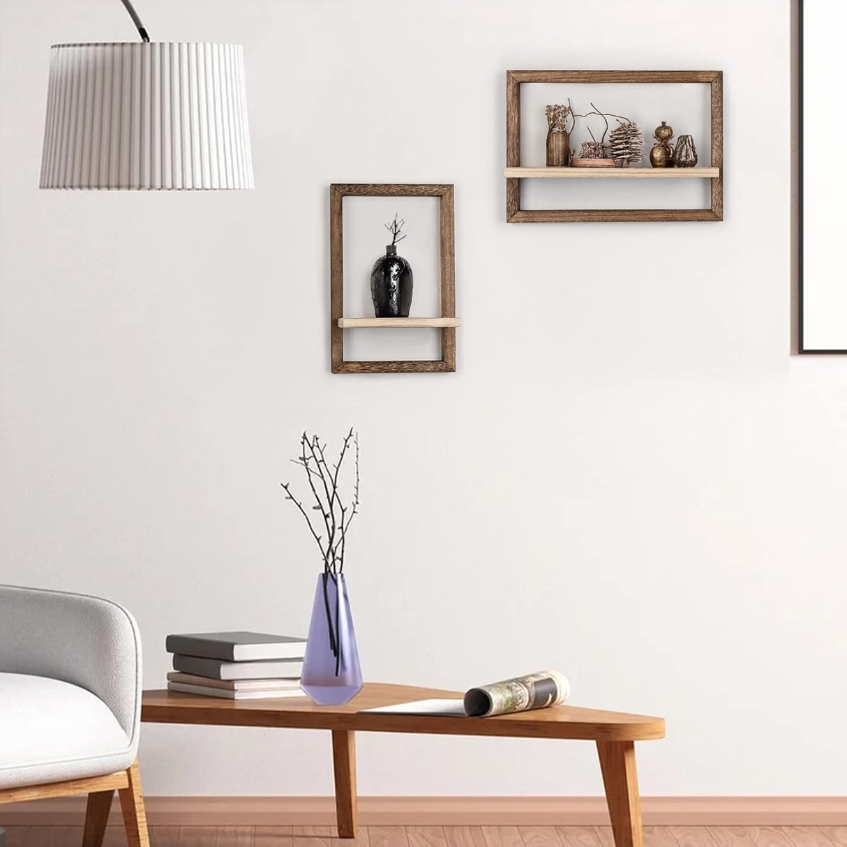 Estantes Flotantes idee-home, Set de 4, Decoración Pared