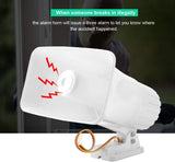 Wired Alarm Siren Horn, 150 dB DC 12V Dual Tone Wired Horn Siren