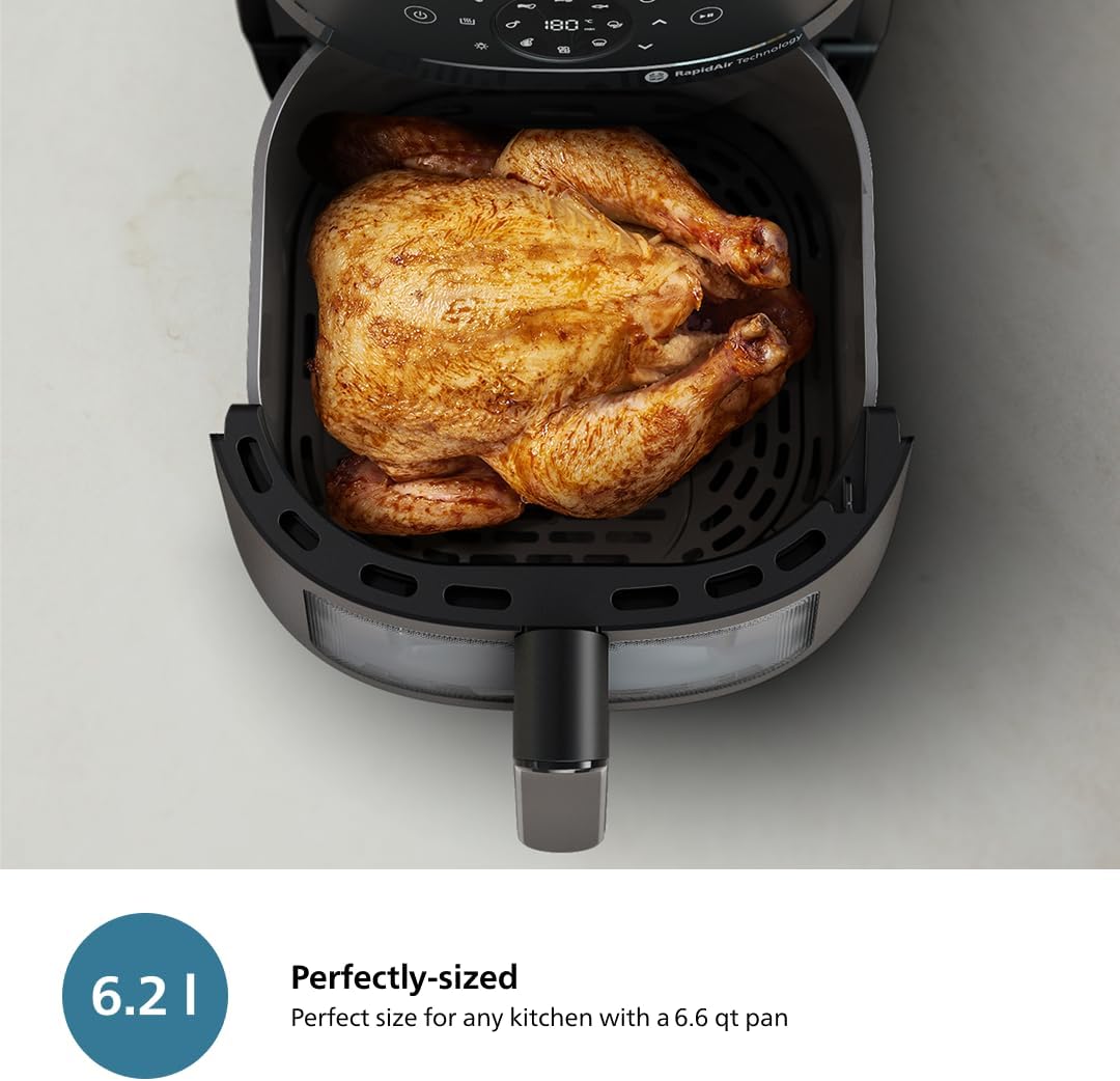 Freidora de aire Philips 2000 Series 13 en 1, 6.6 Qt, NA230/00