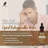 Suplemento Gotas de Ashwagandha Extracto de Ashwagandha 60ml