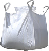 Bolsa FIBC Bolsa a granel Bolsa de basura para patio Bolsa súper bolsa Bolsa de construcción resistente Polipropileno tejido blanco de 100 galones Construcción y desmontaje FIBC ((90* 90* 110/Sello inferior))
