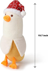 Peluche de pato plátano para niñas y niños  19.7 pulgadas