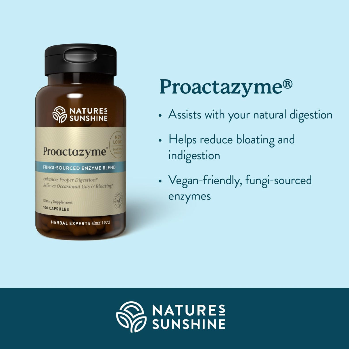 Suplementos  Proactazyme: Enzimas Digestiva 100 Cápsulas