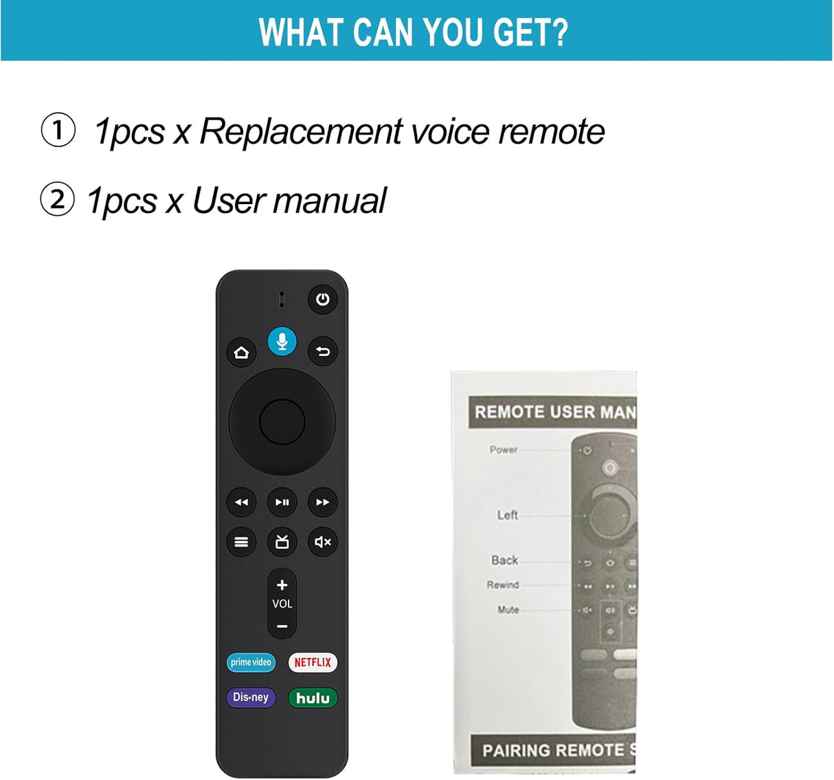 Control Remoto por Voz Allimity Compatible con Amazon TV