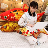 Juguete de peluche con simulación gigante de peces