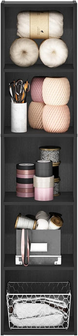 Estantería para libros, 5 niveles, cubos, Furinno Luder