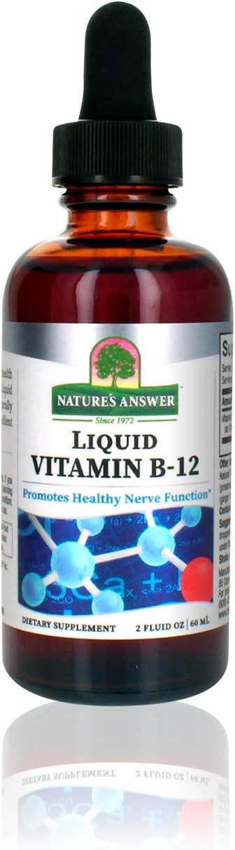 Natures Answer Vitamina líquida B-12  niveles de energía
