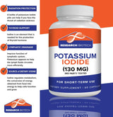 Suplementos Alimenticios de yoduro de potasio píldoras