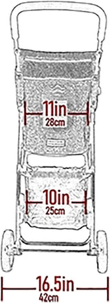 Coche entrada con cremallera con forro extraíble para perros