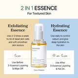 Esencia exfoliante hidratante vegana de caracol para rostro