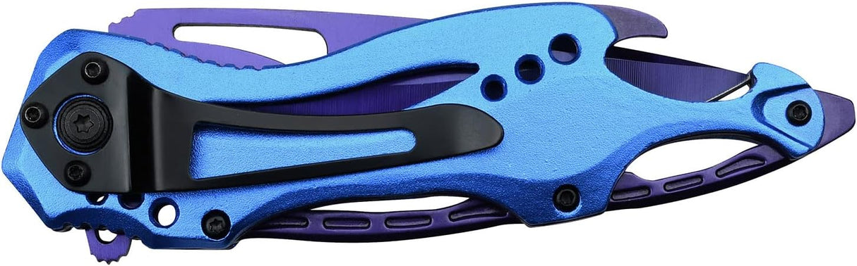 Cuchillo plegable táctico asistido MT-A705 con clip