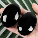 ZHIYUXI Cristales de obsidiana negra de 2.4 pulgadas, piedras