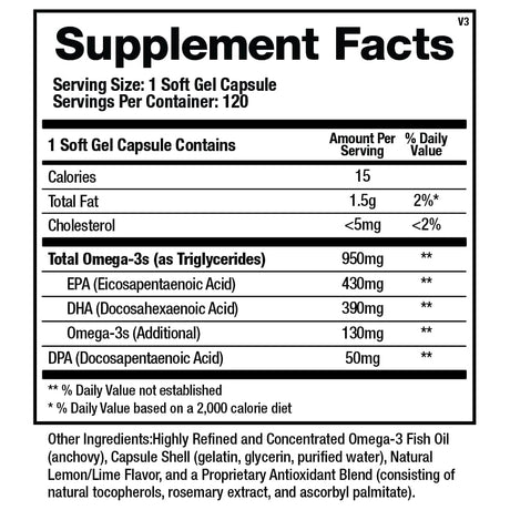 Suplementos Alimenticios Omega 3 de aceite de pescado