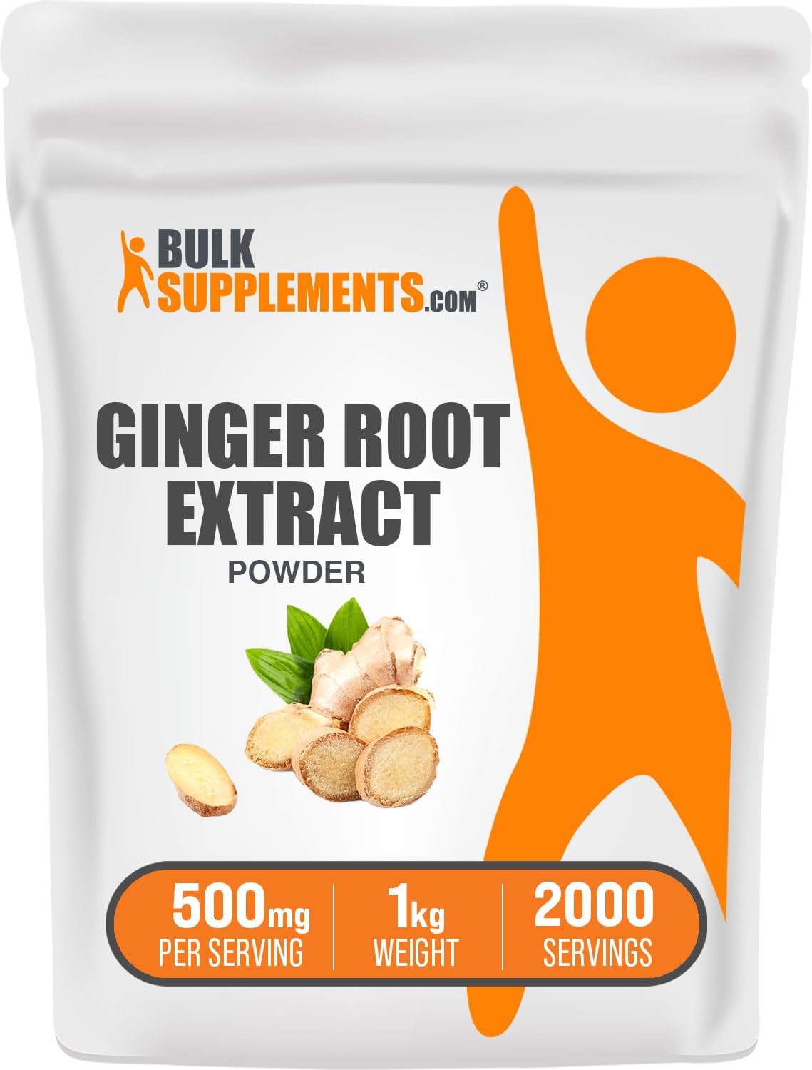 Extracto de Jengibre en Polvo, Suplemento Herbal, 500mg