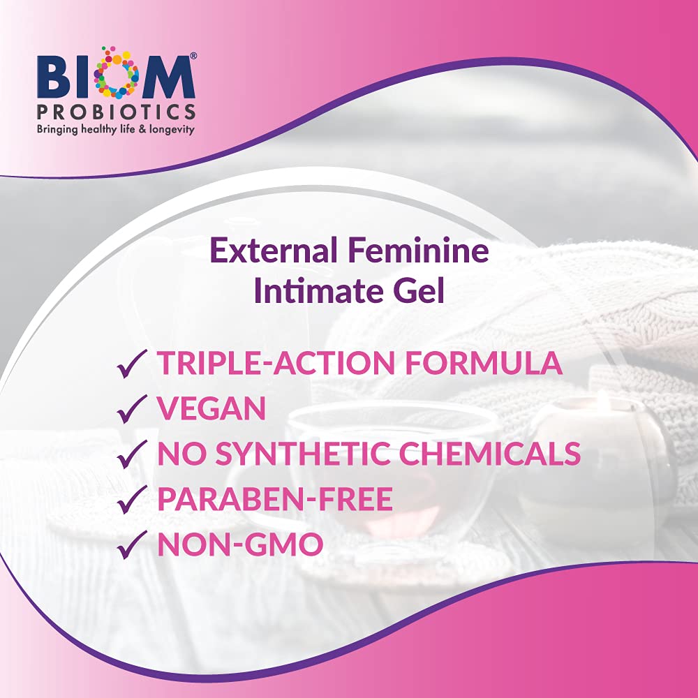 Biom Probiotics Gel externo Mantiene un pH ácido hialurónico