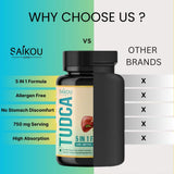 TUDCA 750mg - 5 en 1: Cardo Mariano, Ashwagandha, 60 Serv.