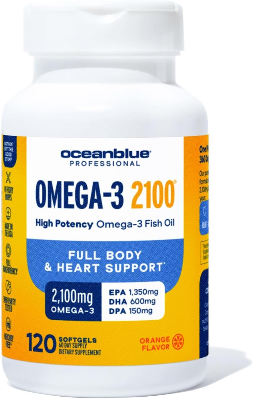 Omega 3 Prof. Oceanblue 2100-120 Cápsulas, Alta Potencia