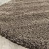 Alfombra redonda de pelo largo 3' modelo SG151