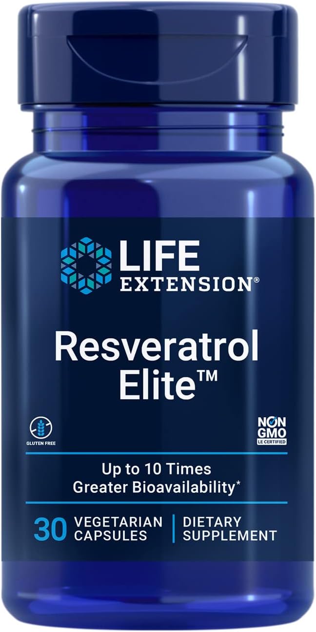 Suplemento Resveratrol 100 mg - Transresveratrol 60 cápsulas
