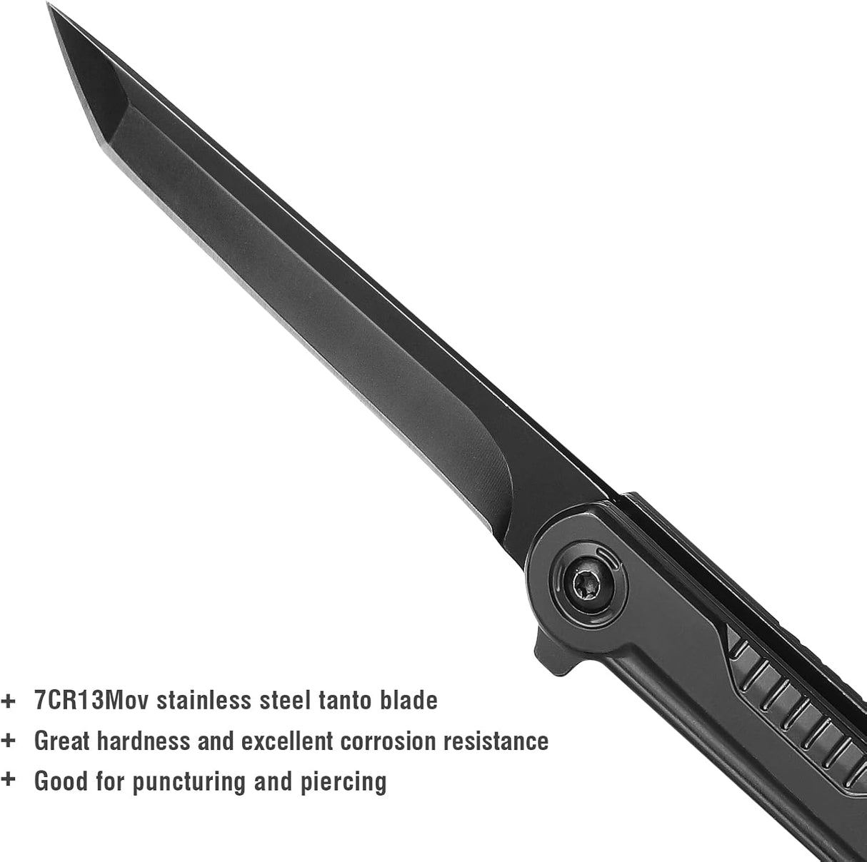 Cuchillo de bolsillo EDC para hombre de acero inoxidable