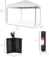 Tienda Pop-Up 12x12ft para 1 Persona - Carpa Instantánea