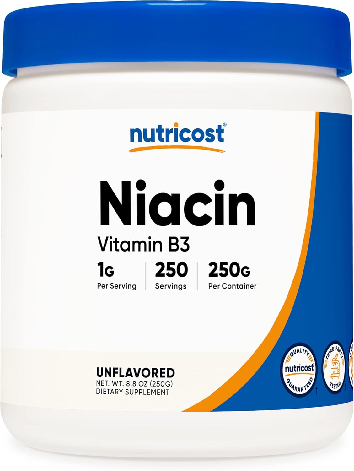 Suplemento Niacina Vitamina B3 Polvo 8.82oz  Vitamina B3