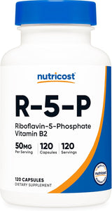 Nutricost R-5-P Vitamina B2 50MG 120 Cápsulas Veganas