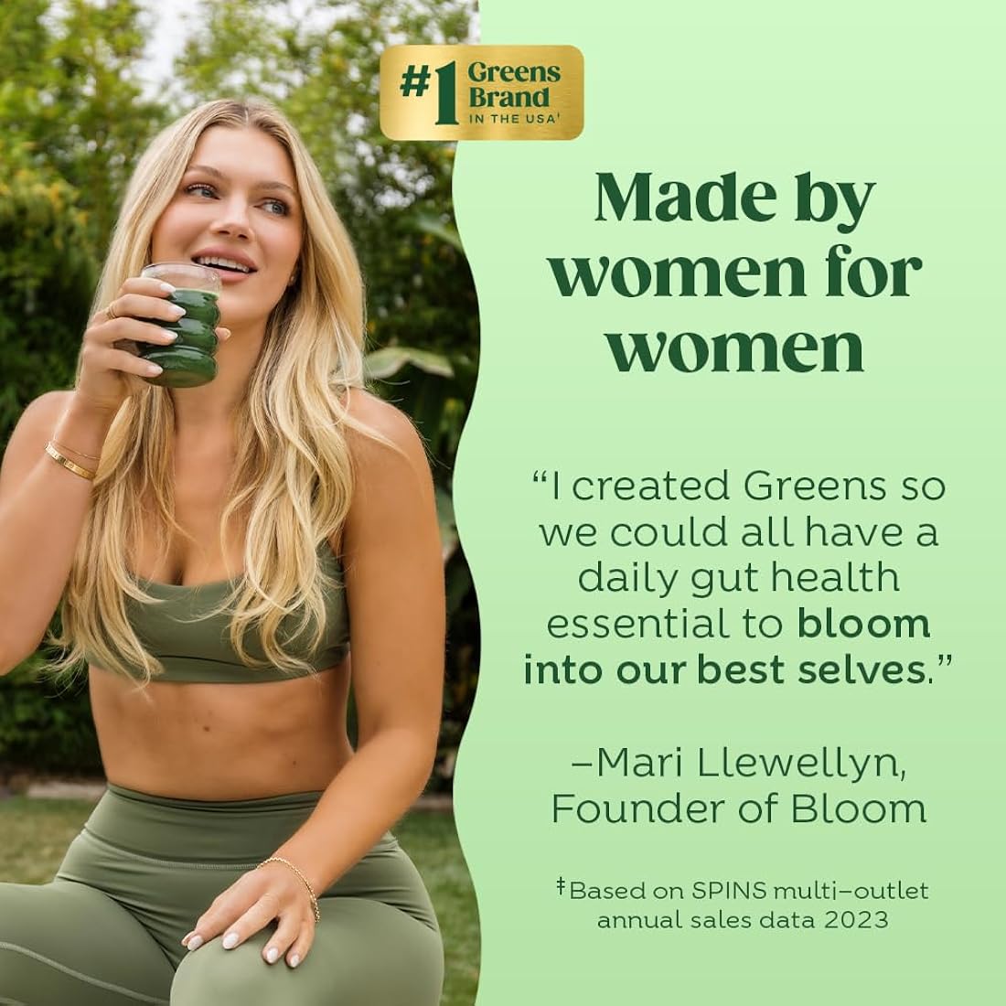 Suplemento Bloom Nutrition Greens and Superfoods Fresa Kiwi