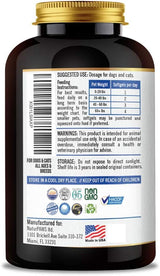 Suplemento de aceite de pescado Omega 3 para perros y gatos