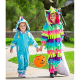 Disfraces de unicornio azul claro para Halloween talla XS