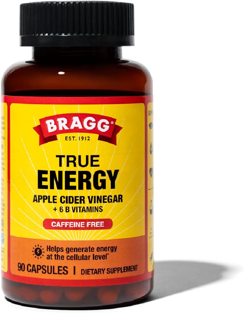 Bragg Cápsulas de vinagre de sidra de manzana, 6 vitaminas