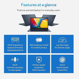 Laptop ASUS Vivobook, 14 FHD, i3-1215U, 24GB RAM, 1TB SSD